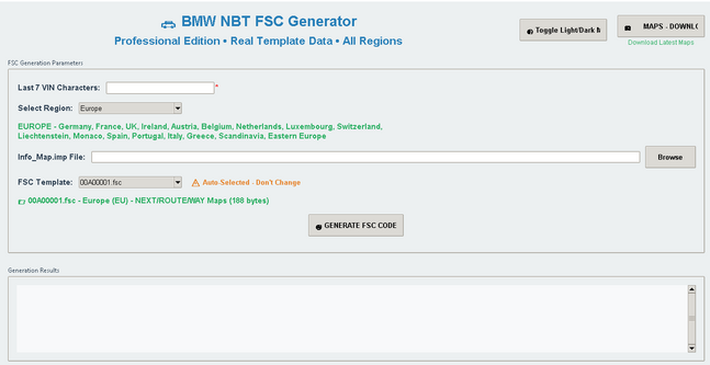BMW FSC Map Code Generator – Complete Guide for NEXT, ROUTE & WAY Maps (All Regions & All Versions)