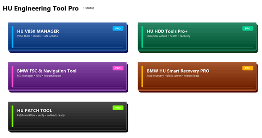 BMW HU Engineering Tool Pro (HUTOOL PRO) – The Ultimate BMW Head Unit Engineering Solution