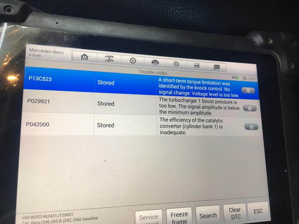 Decoding Mercedes DTCs: P13C5, P0299, and P0420 Explained | Electronic Repair Company Blog