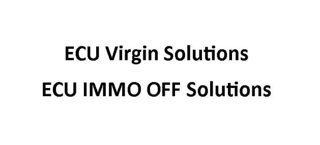 ECU Virgin & Immobilizer Off Solutions