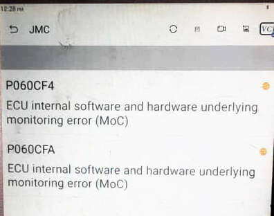 How to Fix JMC Pickup 2.2 CRDi DTCs P060CF4 & P060CFA on ECU EDC17C63