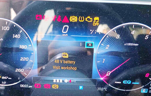 Mercedes C200 W206 48V Battery Error: Complete Owner’s Guide