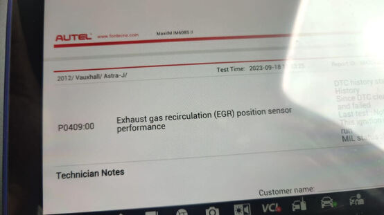 Optimize Your Vauxhall Astra J 2012: DPF, EGR, and DTC Off P0409 with Our Expert ECU File Service