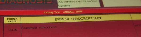 Complete Guide to Ferrari F355 Crash Sensor Module Repair | 158123 54321221.108 DTC 0310 Fix