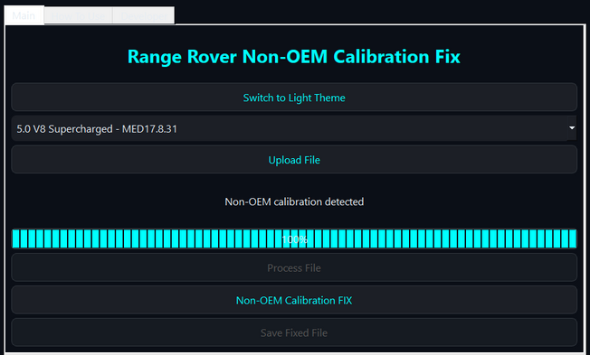 Range Rover Non-OEM Calibration Fix Tool
