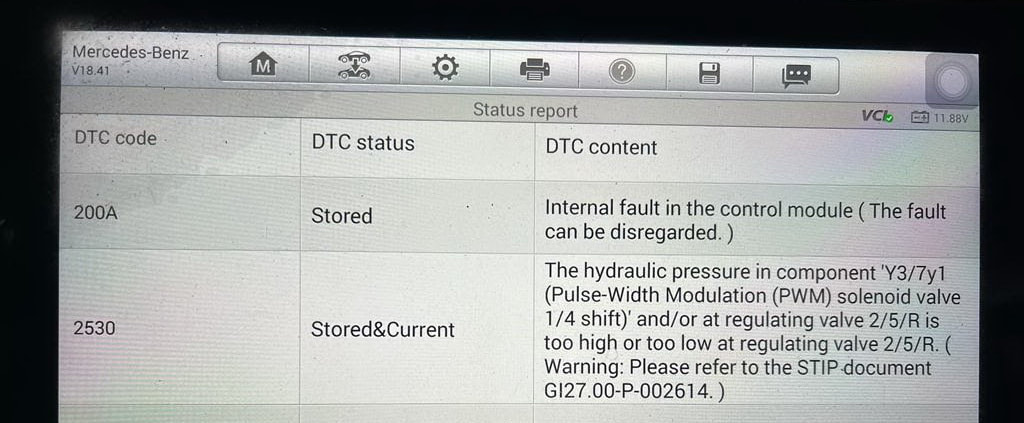 Understanding Mercedes DTCs 200A and 2530 Faults: A Comprehensive Guide