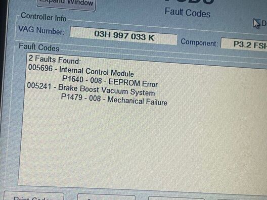 Volkswagen DTCs [P1640 & P1479] Solutions: ECU File Services for Auto Workshops
