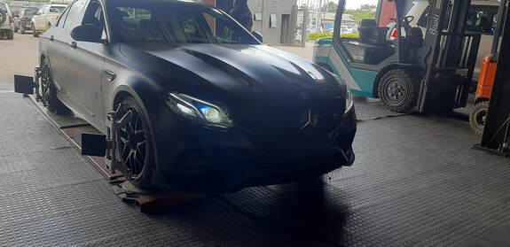 Mercedes E63 AMG S M177 - ECU MED17.7.5: Stage 2 Tune, Lambda OFF, Pops & Bangs
